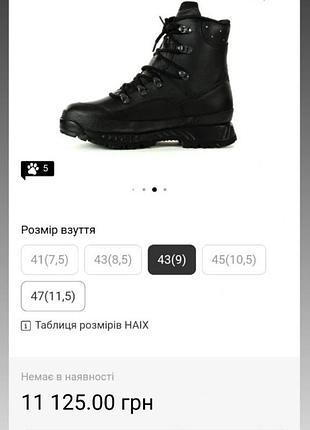 Взуття haix commander gtx gore-tex чорний (214012)