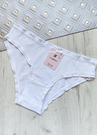 Трусики женские слипы в рубчик базовые rosa junio