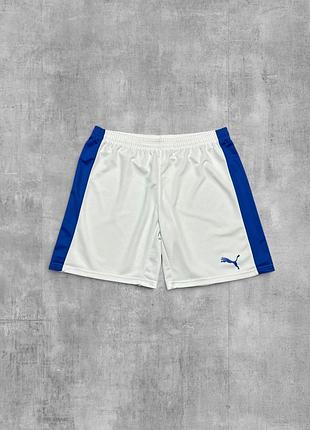 Шорти puma оригінал білі спортивні шорти пума легкі літні бігові футзальні