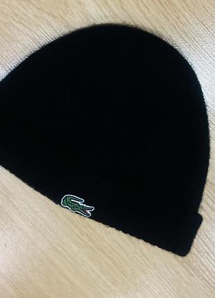 Шапка lacoste unisex шапка з вовни lakoste оригінал