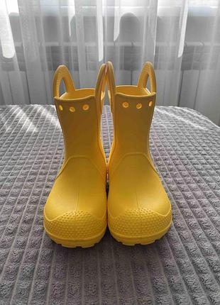 Гумові чоботи crocs handle it rain boot kids