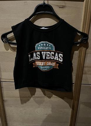 Топ жіночий чорний з написом las vegas