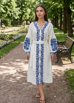 Плаття вишиванка з натуральної тканини