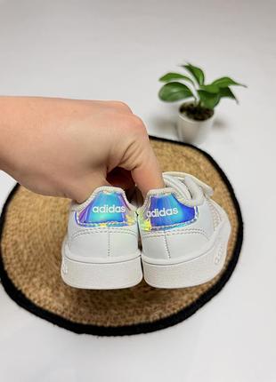 Білі кеди adidas для дівчинки 5