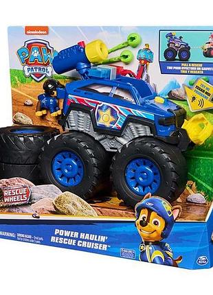 Игровой набор paw patrol мегаколеса полицейский автомобиль гончика делюкс (sm17732/6070096)