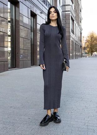 Сукня в рубчик river island чорна
