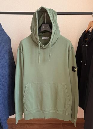 Худи stone island khaki (olive green) hoodie