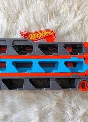 Вантажівка-транспортер трек hot wheels суперперегонки