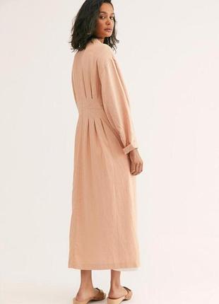 Літній лляний тренч бренда free people розмір 38-40