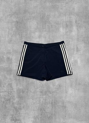 Шорти adidas оригінал плавальні спортивні шорти адідас легкі літні три полоски плащові