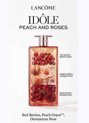 Lancôme idôle peach 'n roses: розпив від 1 мл