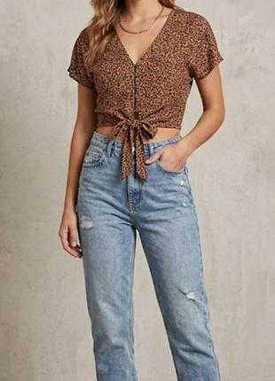 Блуза h&amp;m леопардова