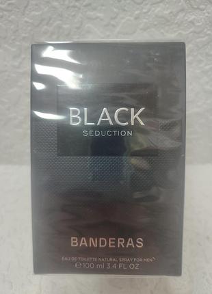 Мужская туалетная вода antonio banderas black seduction объемом 100 мл в фирменной упаковке.