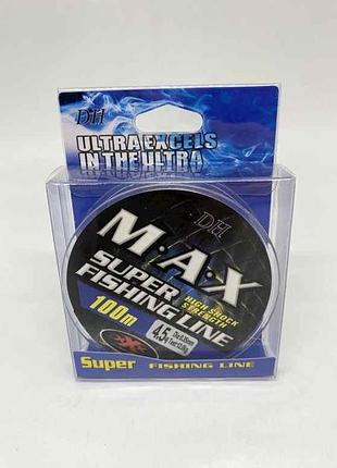 Liска max 0,35мм 12кг 100м серебряный sm-y-20-035 тм prc
