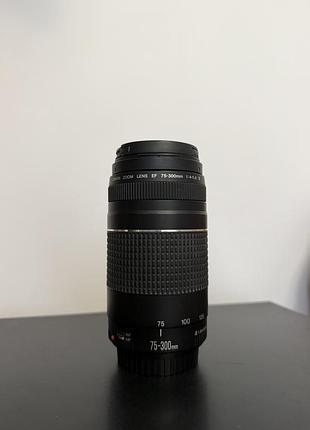 Обʼєктив canon ef 75–300mm f/4–5.6 iii
