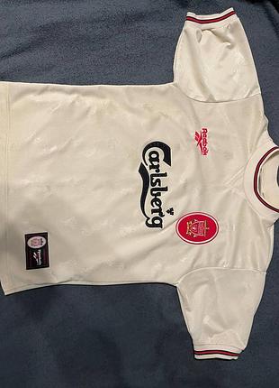 Iverpool vintage 1996 1997 away football shirt soccer jersey reebok size 38/40