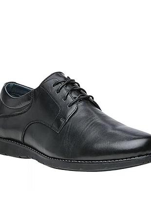 Нові чоловічі шкіряні туфлі propét grisham oxford 5e (розмір 42 / us 9)