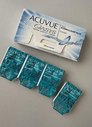 Лінзи acuvue oasys +3.25 (вс 8.4)