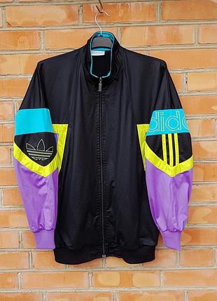 Adidas retro track top jacket олімпійка куртка вітровка оригінал (m-l)