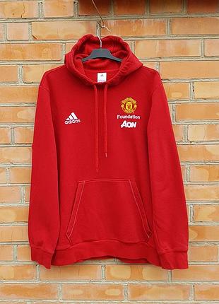 Adidas manchester united кофта худі футбольна оригінал (l)
