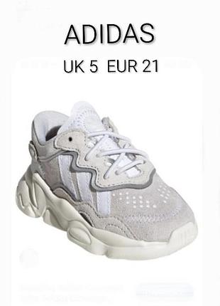 Крутые шикарные кроссовки бренда adidas ozwego натуральная замша u9 5 eur 21