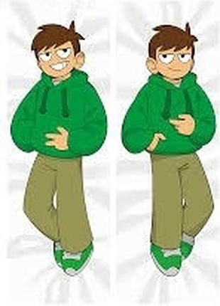 Дакімакура 150х50 см едд еддсворлд edd eddsworld подушка з наволочкою обнімашка двухсторння