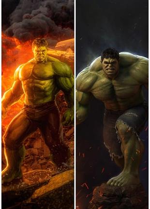 Дакімакура 150 х 50 см халк hulk подушка з наволочкою аніме тяг