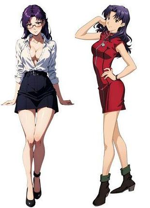 Дакімакура 150х50см місато кацурагі євангеліон misato katsuragi evangelion подушка з наволочкою двостороння