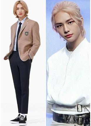 Дакимакура 180х60 см хван хьйонджин страй кідс stray kids hyunjin подушка с наволочкой двухсторонняя