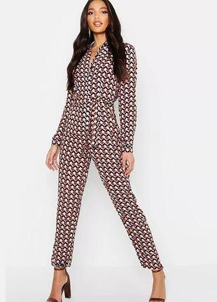 Новий брючний комбінезон boohoo з поясом