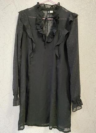 Чорна сукня жіноча divided h&m