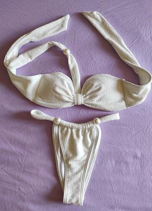 Раздельный купальник vero moda, белый, новый