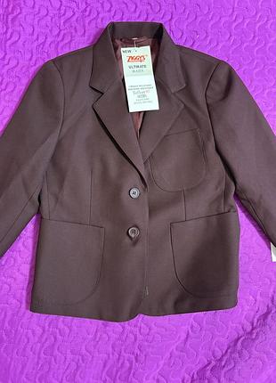 Бордовий  шкільний піджак ziggys ultimate blazer