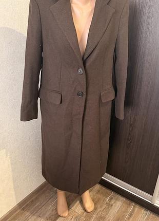 Пальто zara /в складі вовна