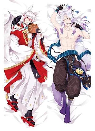 Дакимакура 150 х 50 см youko onmyoji подушка с наволочкой двухсторонняя