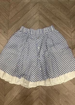 Юбка zara полоска