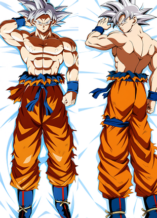 Дакимакура 150х50 см сон гоку драгонбол dragon ball жемчуг дракона подушка с наволочкой двусторонняя