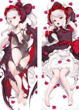 Дакимакура 150х50 см шаллтир бладфоллен повелитель overlord shalltear bloodfallen подушка со съёмной нав