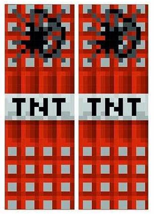 Дакімакура 150х50 см тнт майнкрафт minecraft подушка з наволочкою обнімашка двухсторння