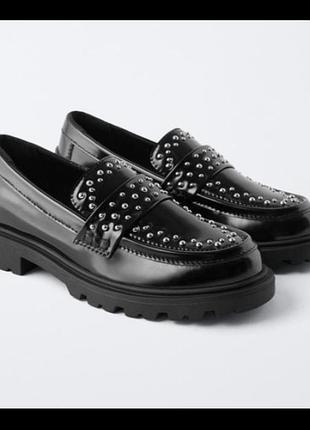 Лофери туфлі zara 31