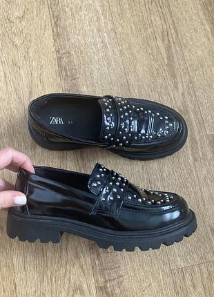 Лофери туфлі zara 31