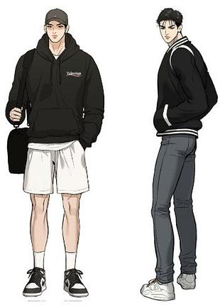 Дакимакура 150х50см джу джэкён яой джинкс манхва yaoi jinx mingwa подушка с наволочкой двусторонняя