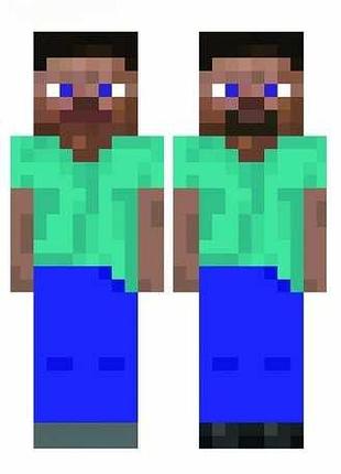 Дакимакура 150х50 см стив майнкрафт minecraft подушка с наволочкой двухсторонняя