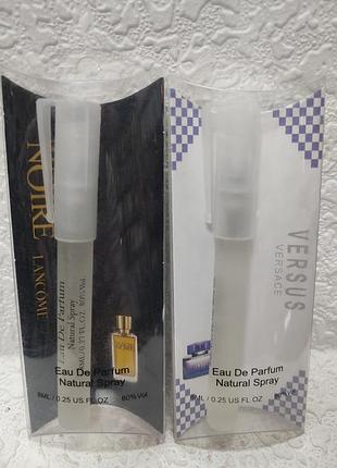 Пробник женской парфюмированной воды объемом 8 мл
magie noire lancome woman 8ml
versace versus 8ml