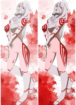 Дакімакура 150х50 см широ shiro deadman wonderland подушка обнімашка аніме ростова двостороння тян