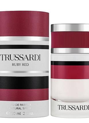 Trussardi ruby red eau de parfum 60 мл — жіночний, яскравий аромат