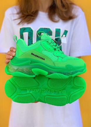 Triple s clear sole кросівки