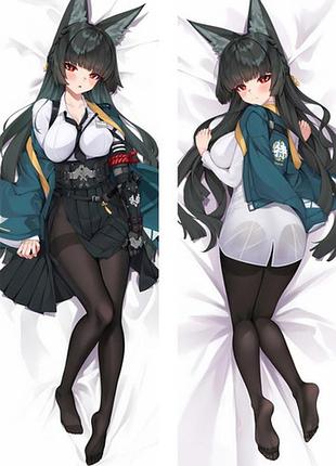 Дакімакура 150х50 см хошимі міябі хосімі zzz zenless zone zero hoshimi miyabi подушка з наволочкою обнімашка двухсторння