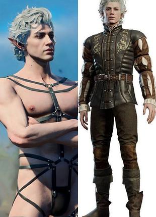 Дакимакура 150 х 50 см астарион анкунин astarion (baldur's gate) подушка двусторонняя аниме