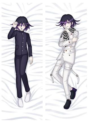 Дакимакура 150х50 см кокичи ома /kokichi oma danganronpa v3, подушка со съёмной наволочкой аниме тян